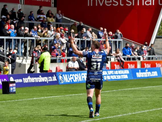 Jackson Hastings welcomes back Wigan fans to a game