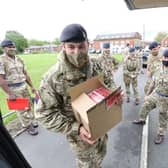 Troops from the 1st Regiment of the Royal Horse Artillery