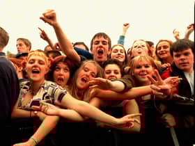 Fans at the front