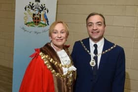 New Mayor Coun Yvonne Klieve with consort husband Mark
