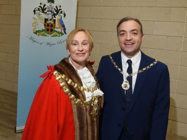 New Mayor Coun Yvonne Klieve with consort husband Mark
