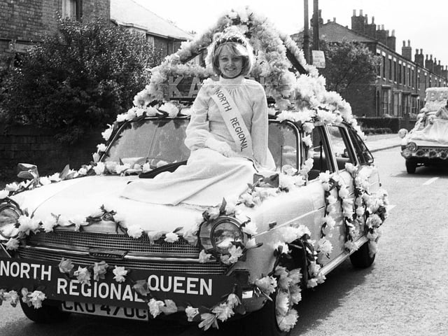 Hindley Green Bethel Independent Methodist Church gala day parade in 1974