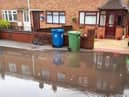 Sewage in Sycamore Avenue, Hindley Green