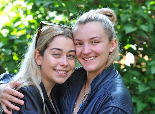 Caitlin McNeil (right) and Millie Tomlinson - their romance grew from friendship
(Photo: Michelle Adamson)