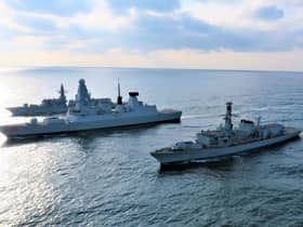 HMS Lancaster, HMS Dragon and HMS Argyll - the Royal Navy has used Artificial intelligence at sea for the first time - testing against supersonic missile threats