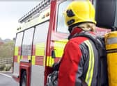 Fire crews were called into action following a road traffic collision