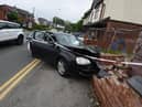 The scene of the crash