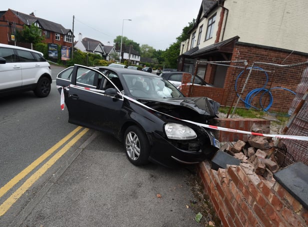 The scene of the crash