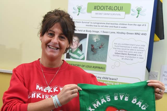 Emma Aspinall started DoIt4Loui in memory of her son