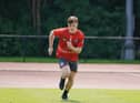 Sam Halsall in training this week at Robin Park