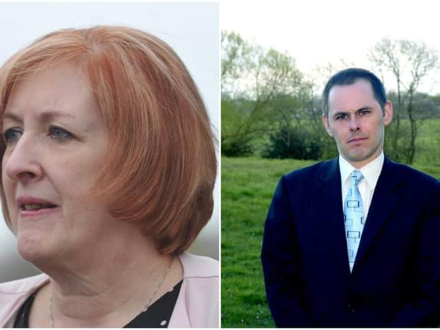 Makerfield MP Yvonne Fovargue and Leigh MP James Grundy