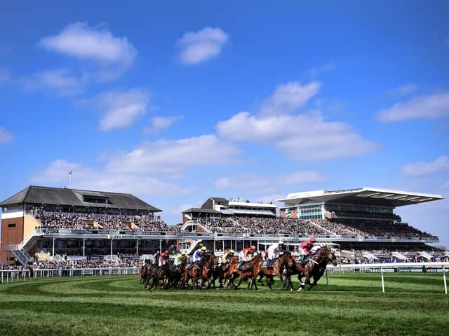 Aintree racecourse stages a twilight seven-race card on Friday evening as crowds once again return to the track