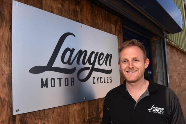 Langen Motorcyles founder Christofer Ratcliffe