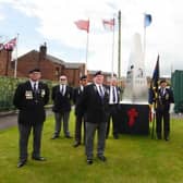 From left: Tony Draper, Jim Churton, David Forrester, Ian Clegg, George Peoples, David Moffat, Bryan Hall and Coun Paul Blay