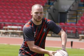 Liam Marshall in training