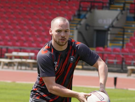 Liam Marshall in training