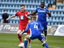 George Johnston in action for Latics