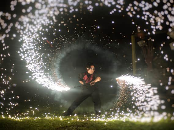 Juggling Inferno. Photo by Thomas Byron
