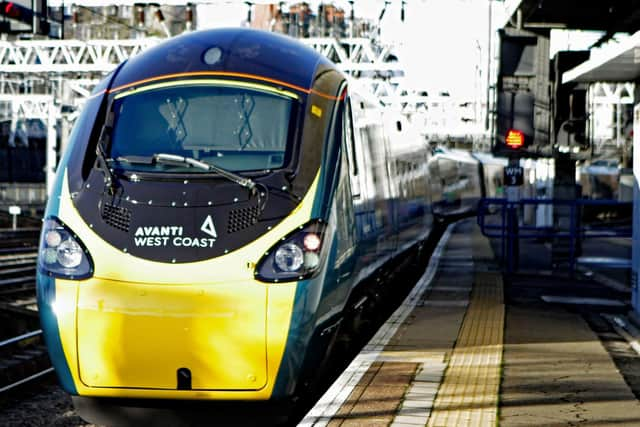 An Avanti West Coast train. Photo: Luciana Guerra/PA Wire