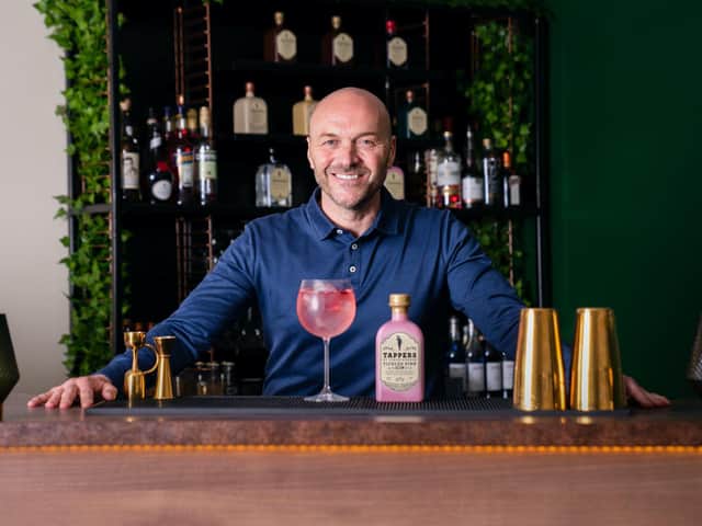 TV chef Simon Rimmer has collaborated with distillers Tappers to create a new gin, Tickled Pink