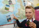 Pupils at Westfield Community School have strapped on their walking boots for a virtual trek across the country