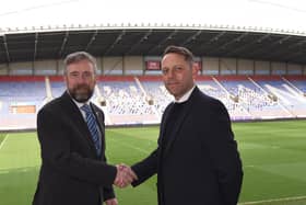 Mal Brannigan and Leam Richardson at the DW