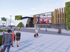 An artist's impression of a revamped Leigh town centre