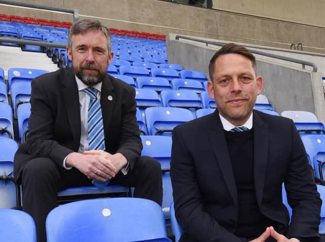 Mal Brannigan and Leam Richardson at the DW