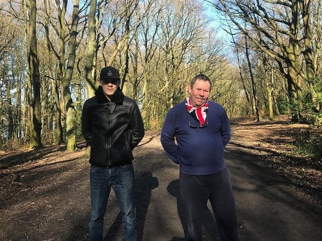 Shared Lives champion Ronnie (right) with friend Andrew whom he supports