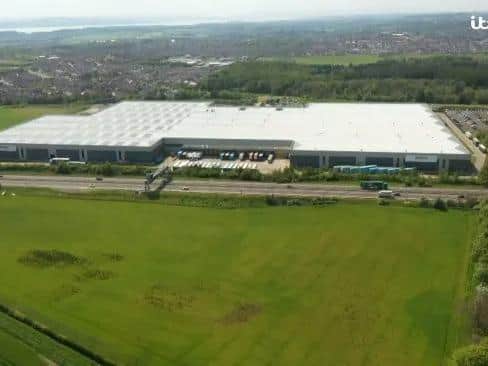 The Amazon Fulfilment Centre in Dunfermline, Fife