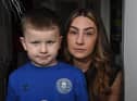 Alicia Sherman from the Justice for Reggie campaign with her son Ethan