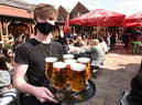 Thousands returned to work, including staff at the Royal Oak on Standishgate, when lockdown was eased in April