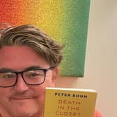 Peter Boon with his new book