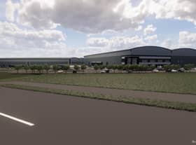 An illustrative view of how the logistics hub could look