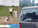 The moment cricketer Asif Ali realises what he's just done