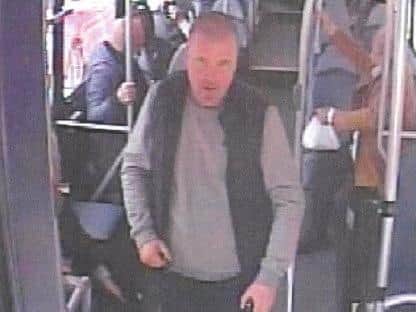 Image of a man police want to speak to (Image: GMP)