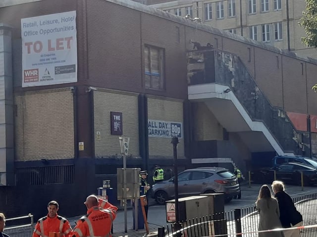 Police at the scene