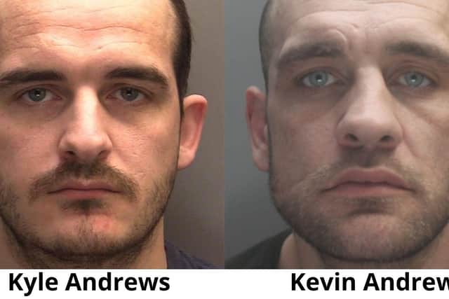 The Andrews brothers. Image: Cheshire Police
