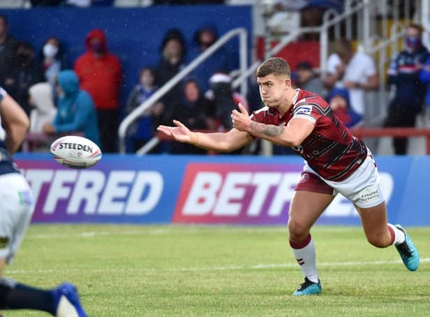 Brad O'Neill made his Wigan debut