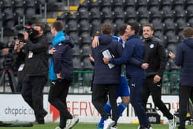 The celebrations at Hull at the end of last season