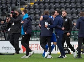 The celebrations at Hull at the end of last season