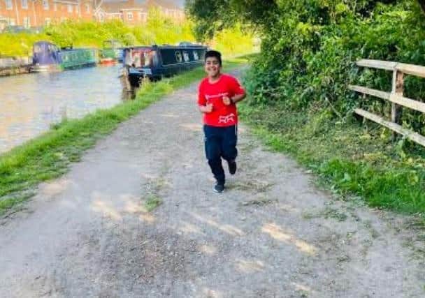 Dilan Patel out on a run to raise money for Save the Children