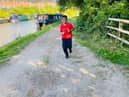 Dilan Patel out on a run to raise money for Save the Children