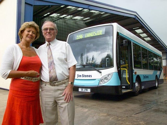 Jim and Joan Stones at the depot