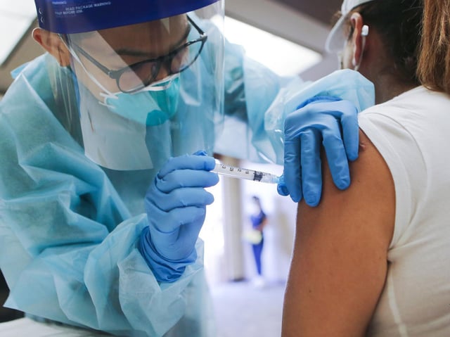 People are being encouraged to "grab a jab" this weekend