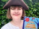 Susan Brownrigg with her new book for children