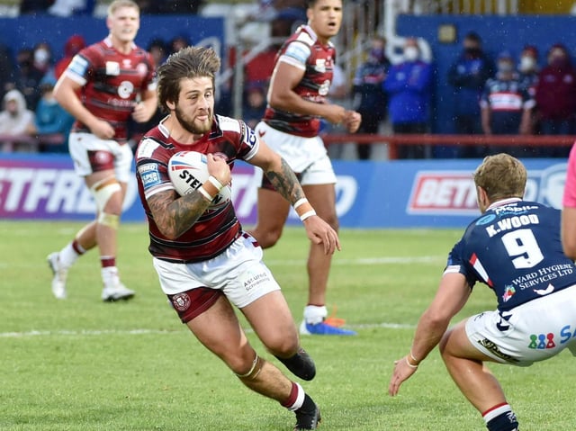 Joe Shorrocks takes on the line