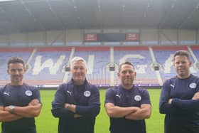 Darryl Flahavan, Rob Kelly, Leam Richardson and James Beattie at the DW