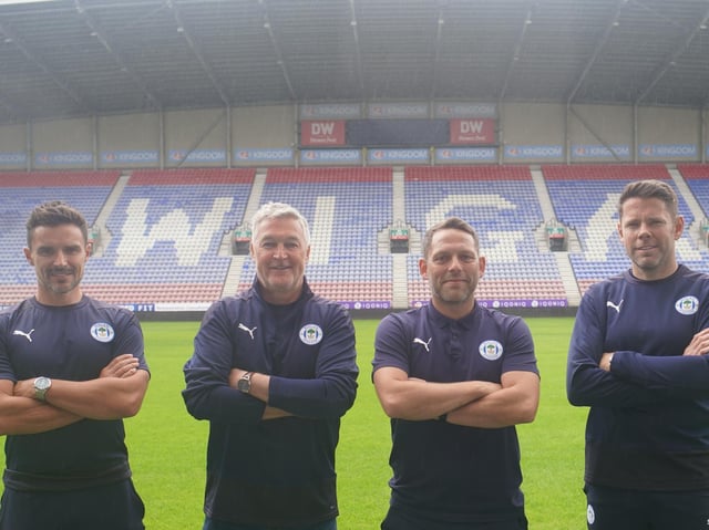 Darryl Flahavan, Rob Kelly, Leam Richardson and James Beattie at the DW