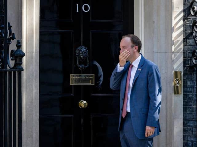 Former Health Secretary Matt Hancock